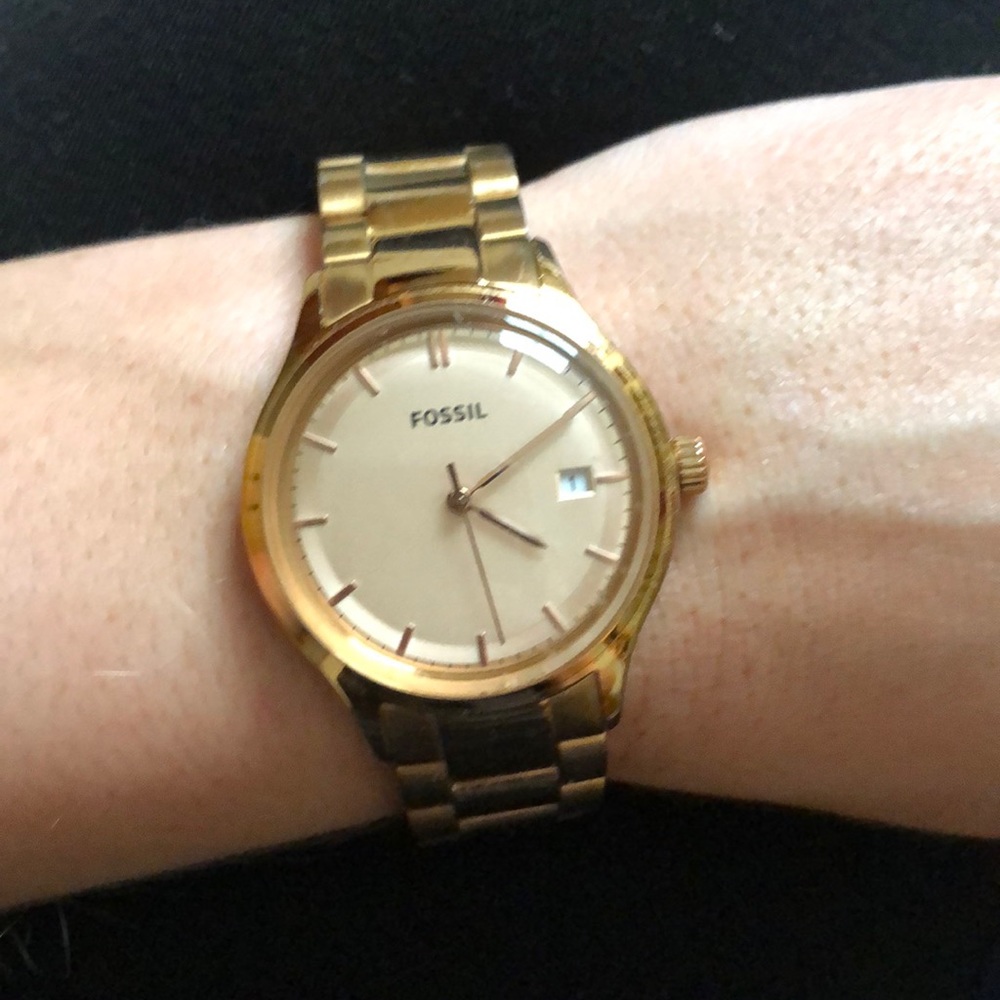 CLEARANCE Rose Gold Fossil Watch
